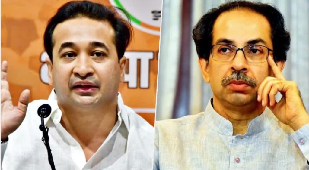 nitesh rane attack on uddhav thackeray